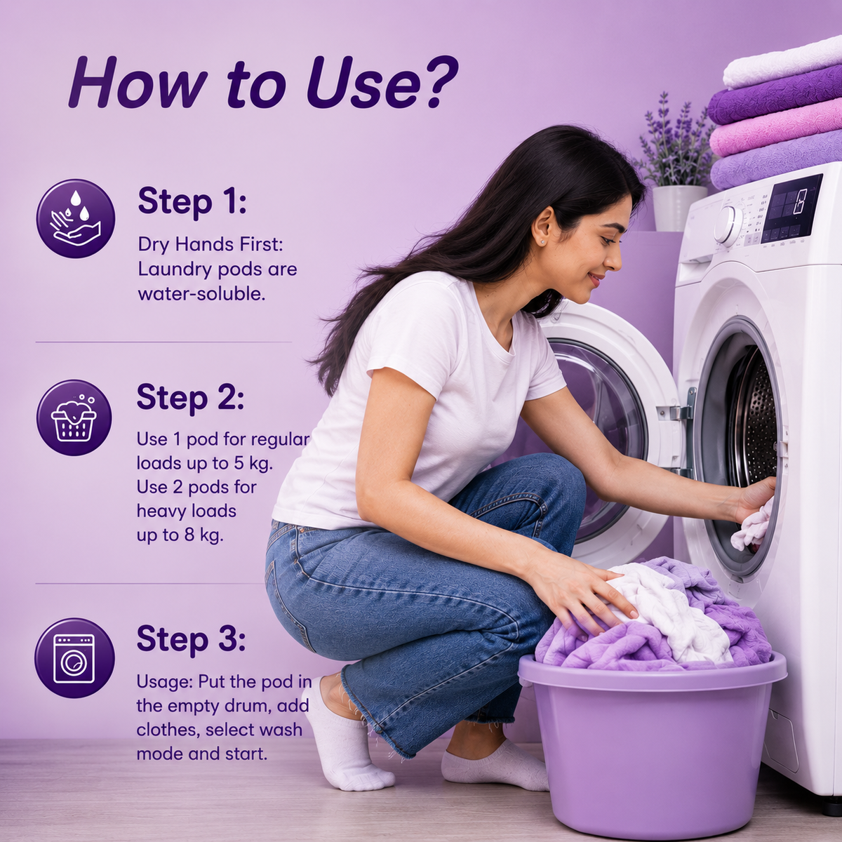 Nuvia 4-in-1 Laundry Pods - Lavender Luxe