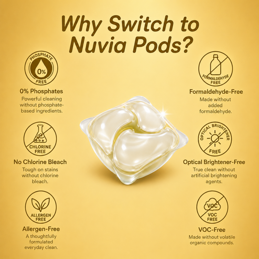 Nuvia 4-in-1 Laundry Pods - White Mist