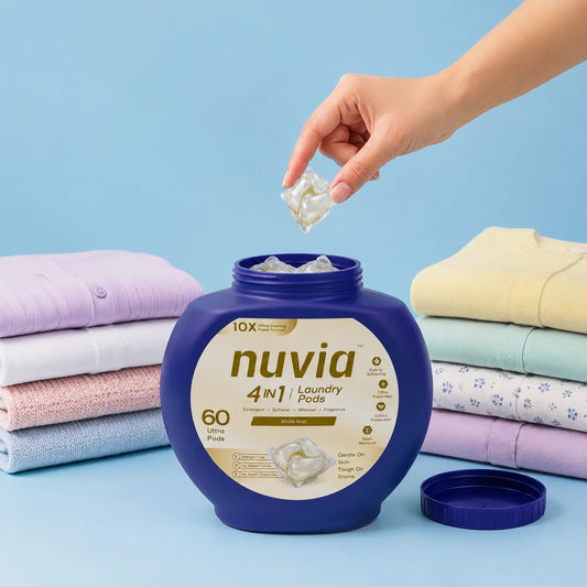 Nuvia 4-in-1 Laundry Pods - White Mist